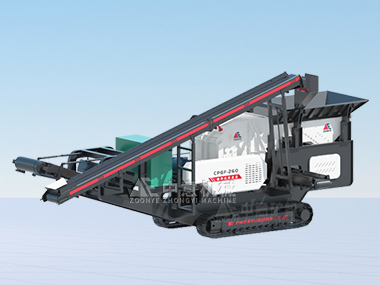 LDFJ crawler impact mobile crusher