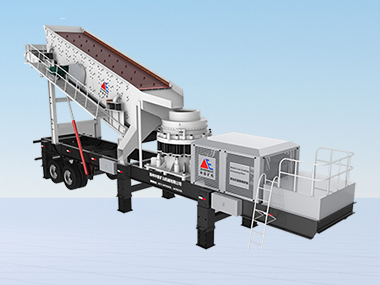 YDS tire type cone mobile crushing station